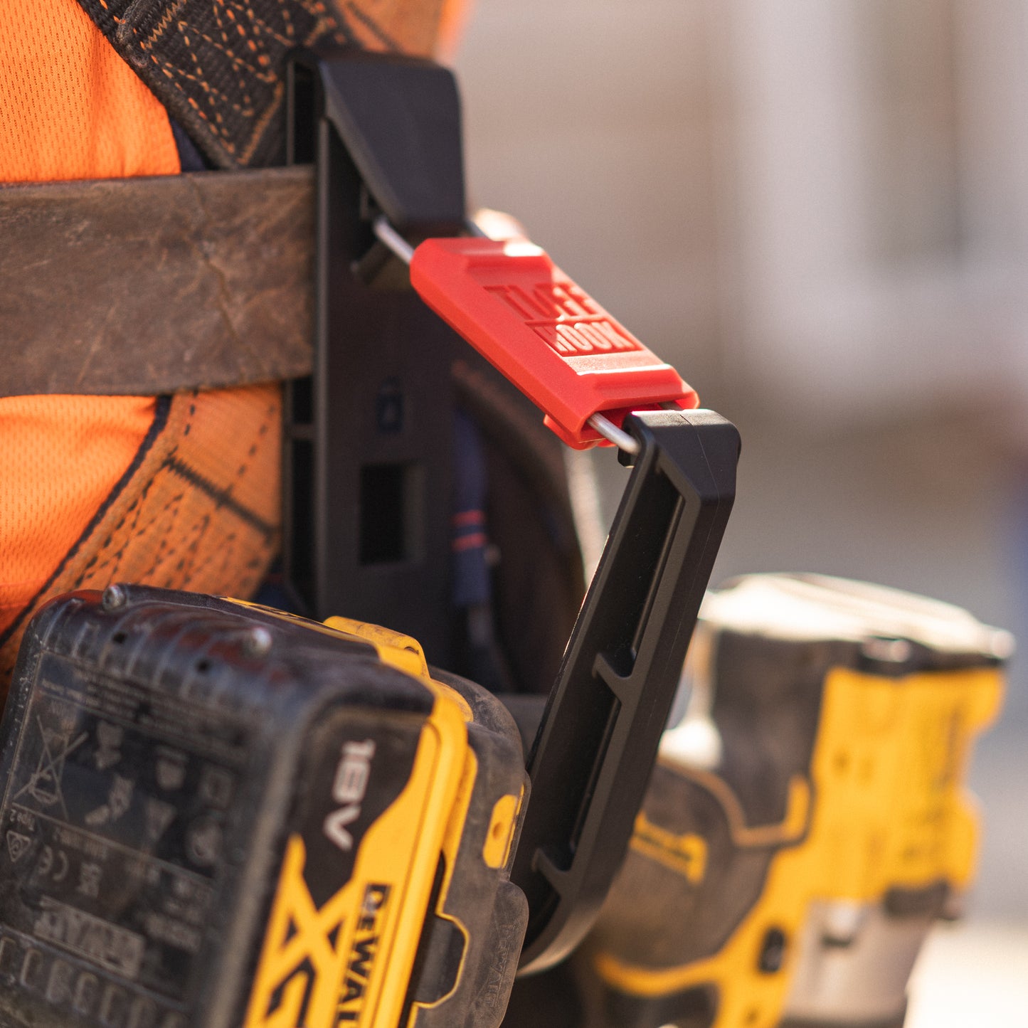 Tuff Hook™ | The Heavy-Duty Drill Hook Holster for Scaffolders