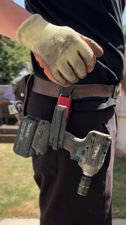 Tuff Hook™ | The Heavy-Duty Drill Hook Holster for Scaffolders